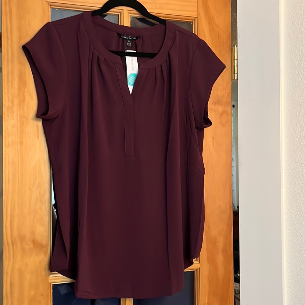 Womens short sleeve blouse